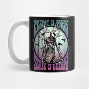 Plant a Tree, Save A Leshy [VAPORWAVE] Mug